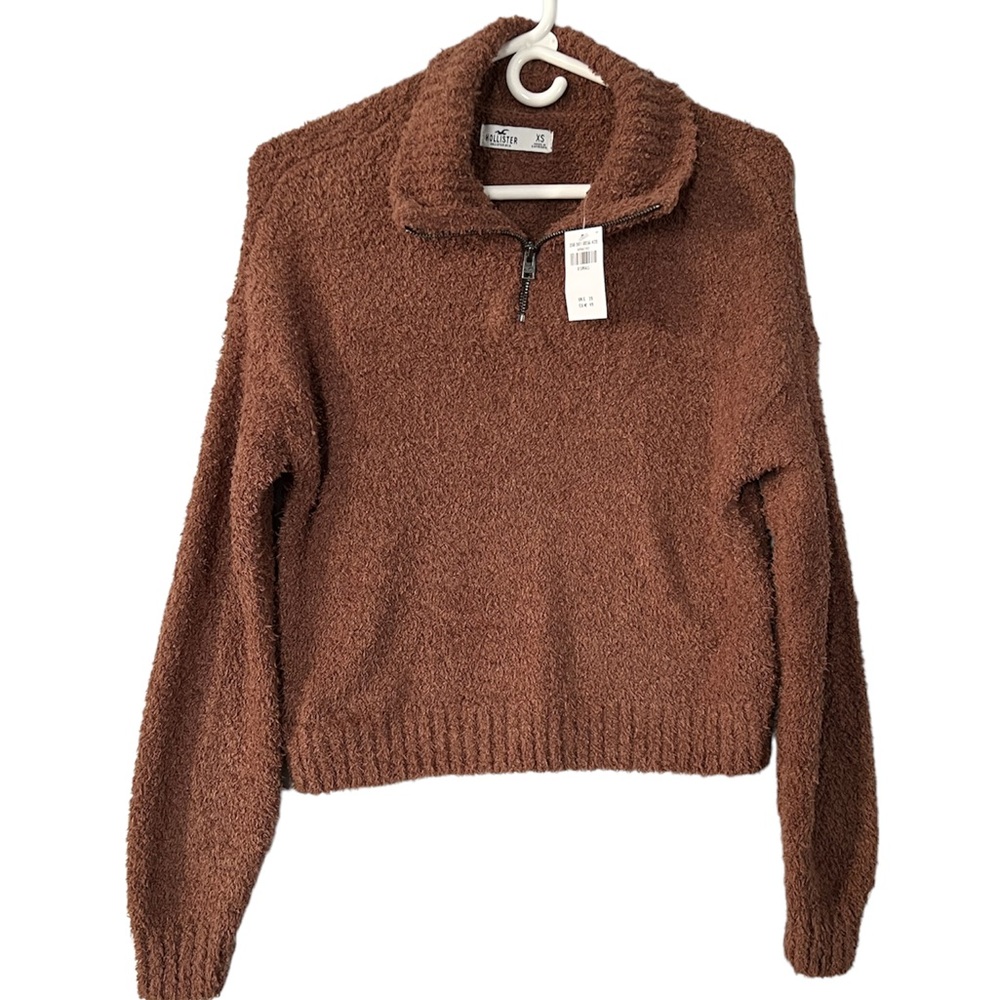 Hollister Quarter Zip Sweater , NWT